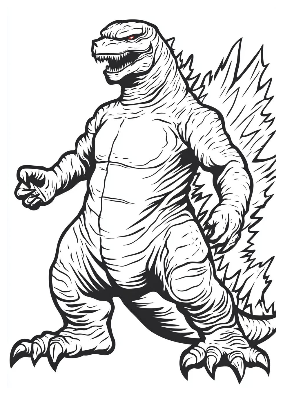 Disegni Godzilla Da Colorare 13