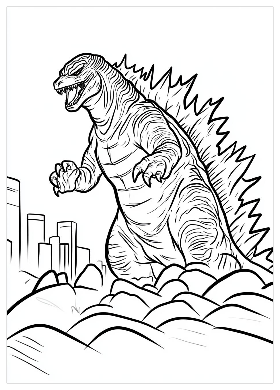 Disegni Godzilla Da Colorare 15