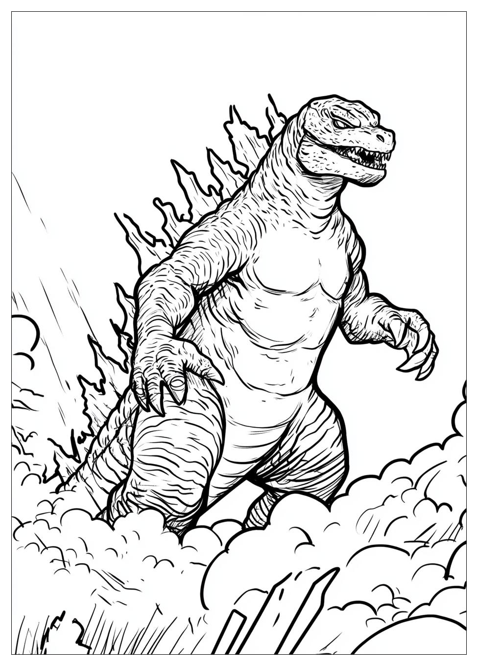 Disegni Godzilla Da Colorare 16