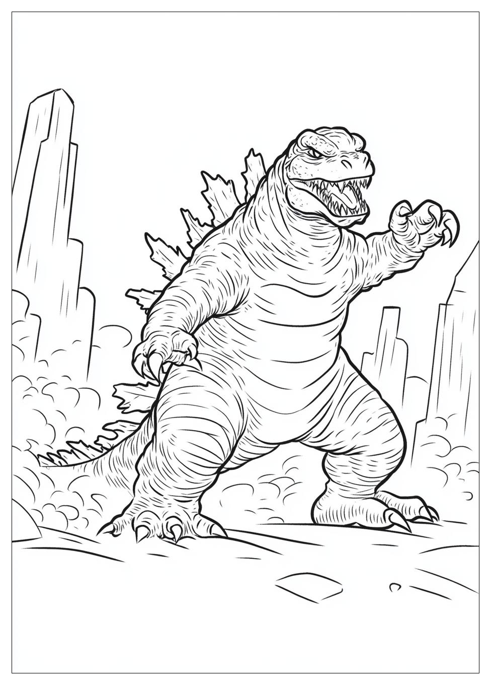 Disegni Godzilla Da Colorare 18