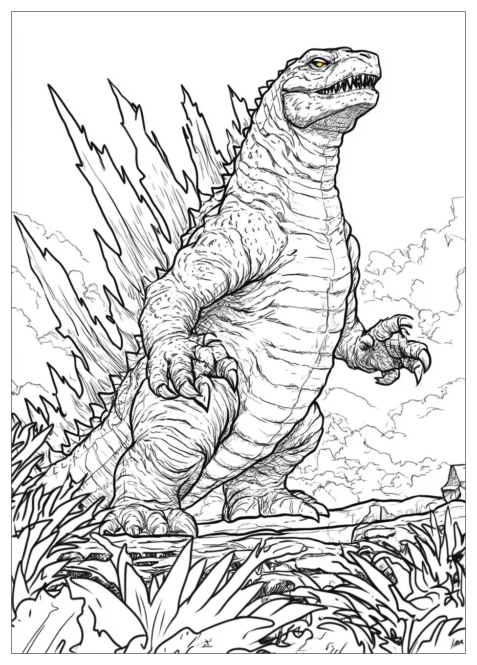 Disegni Godzilla Da Colorare 20