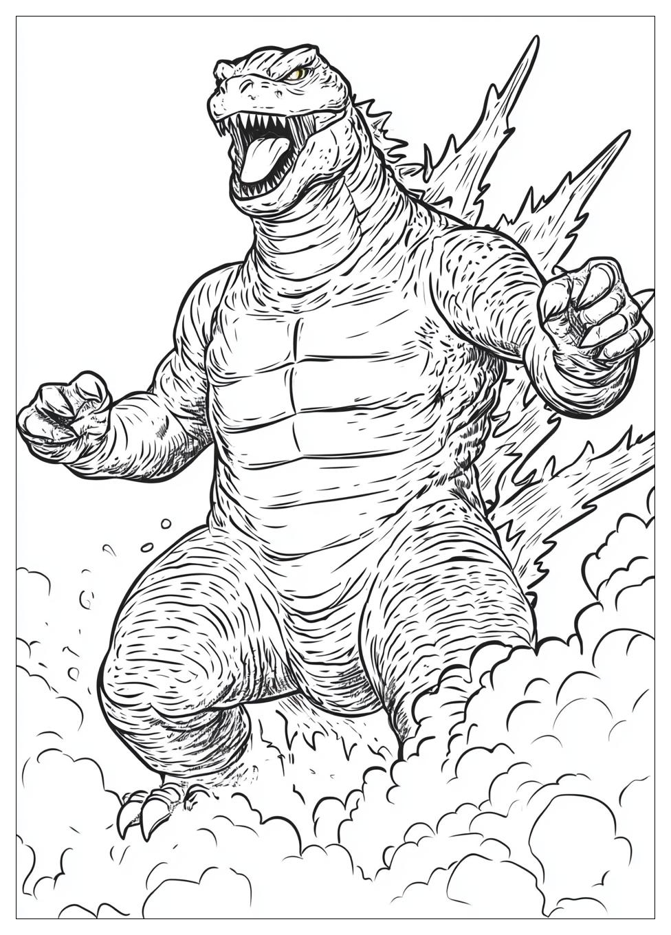 Disegni Godzilla Da Colorare 23