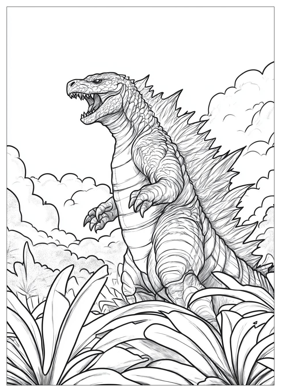 Disegni Godzilla Da Colorare 3