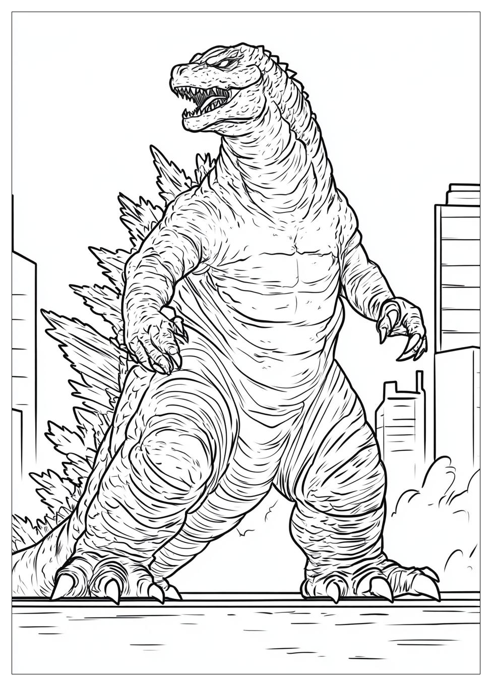 Disegni Godzilla Da Colorare 4