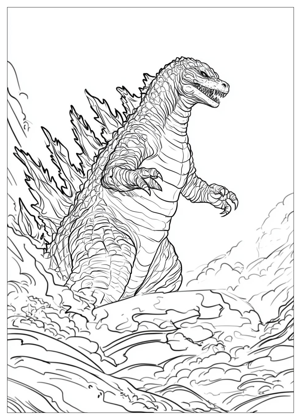 Disegni Godzilla Da Colorare 5