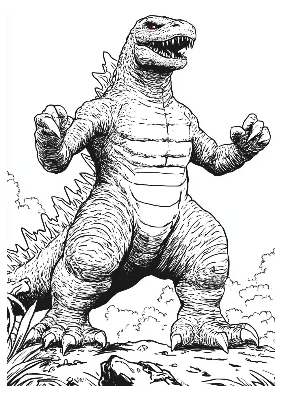 Disegni Godzilla Da Colorare 6