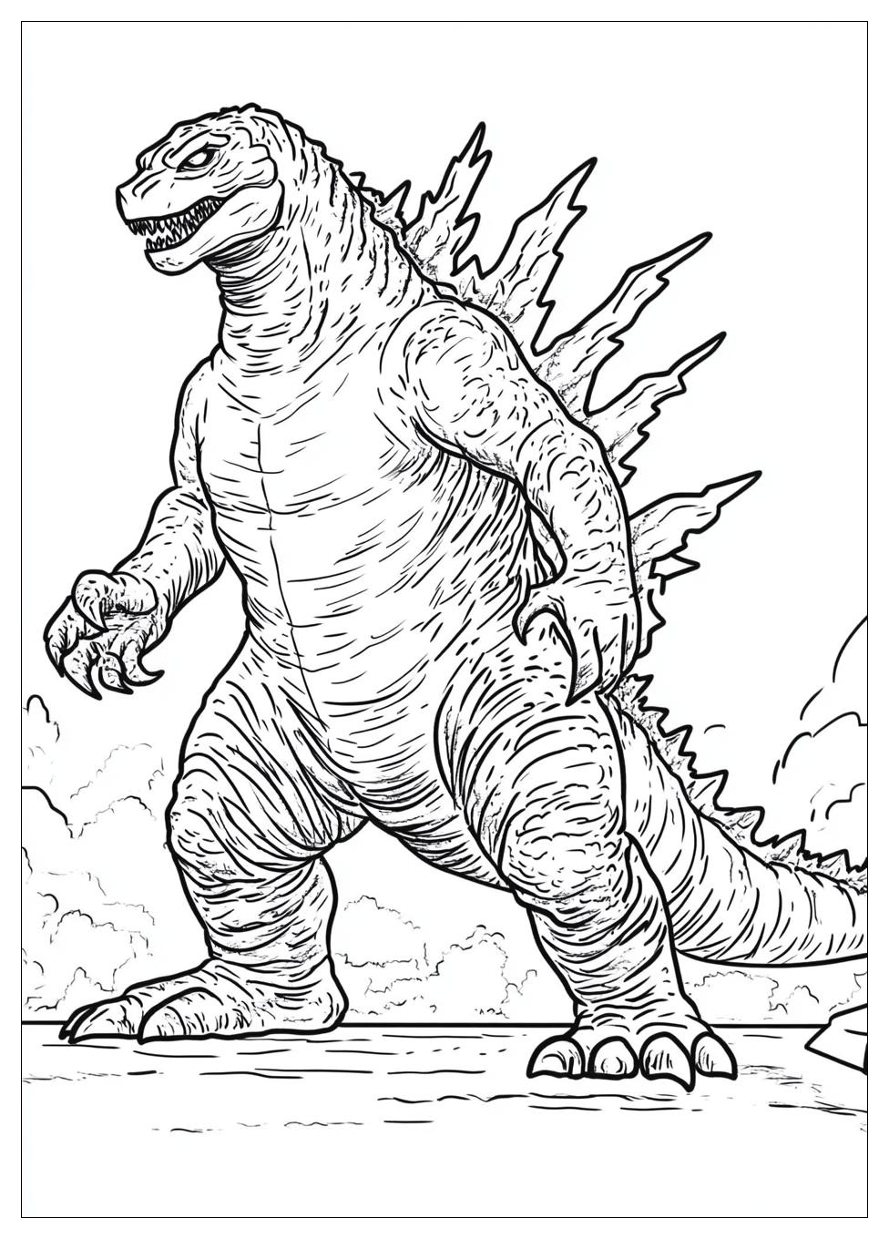 Disegni Godzilla Da Colorare 7