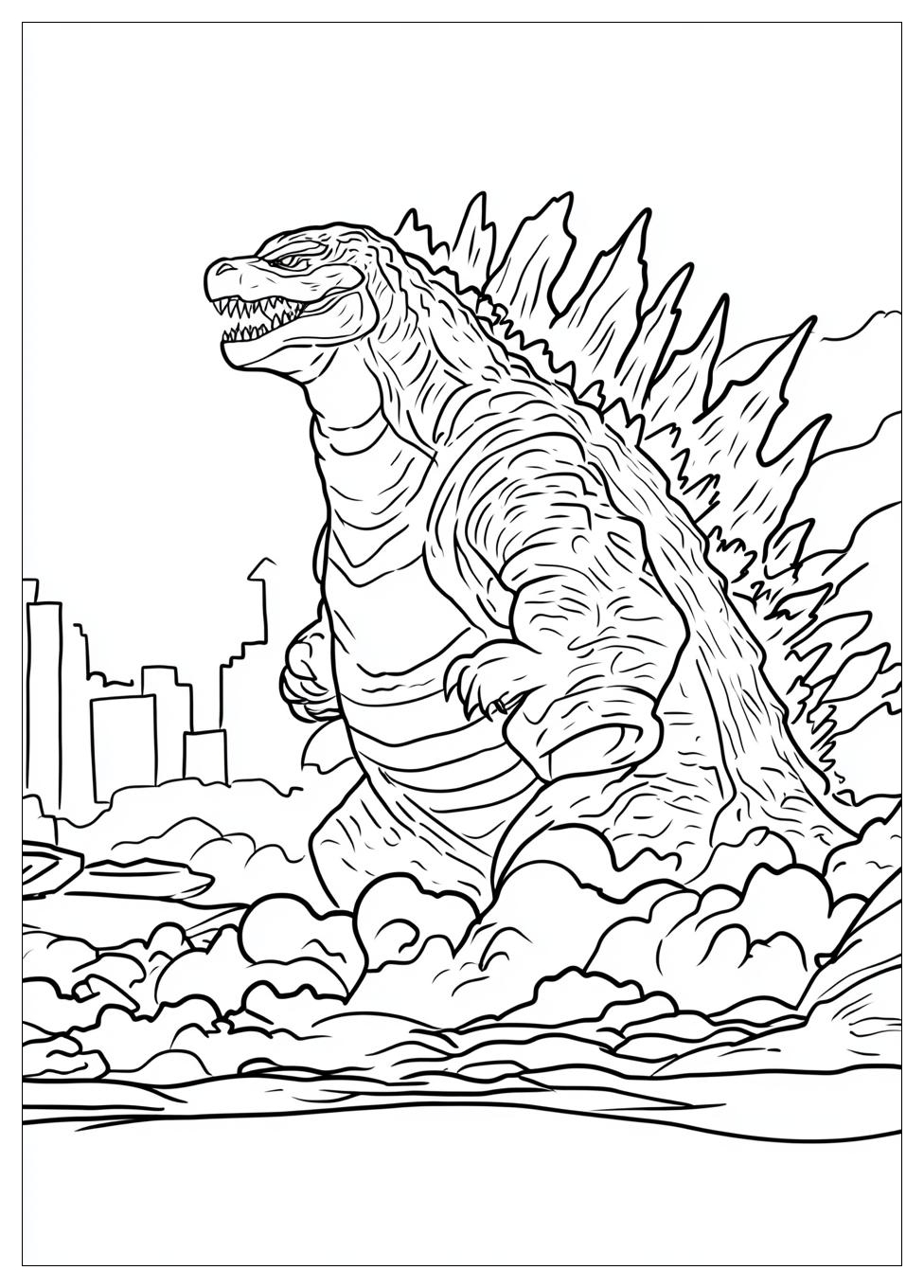 Disegni Godzilla Da Colorare 8