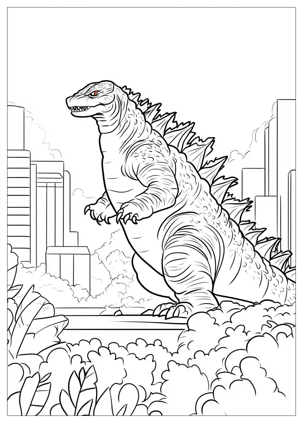 Disegni Godzilla Da Colorare 9