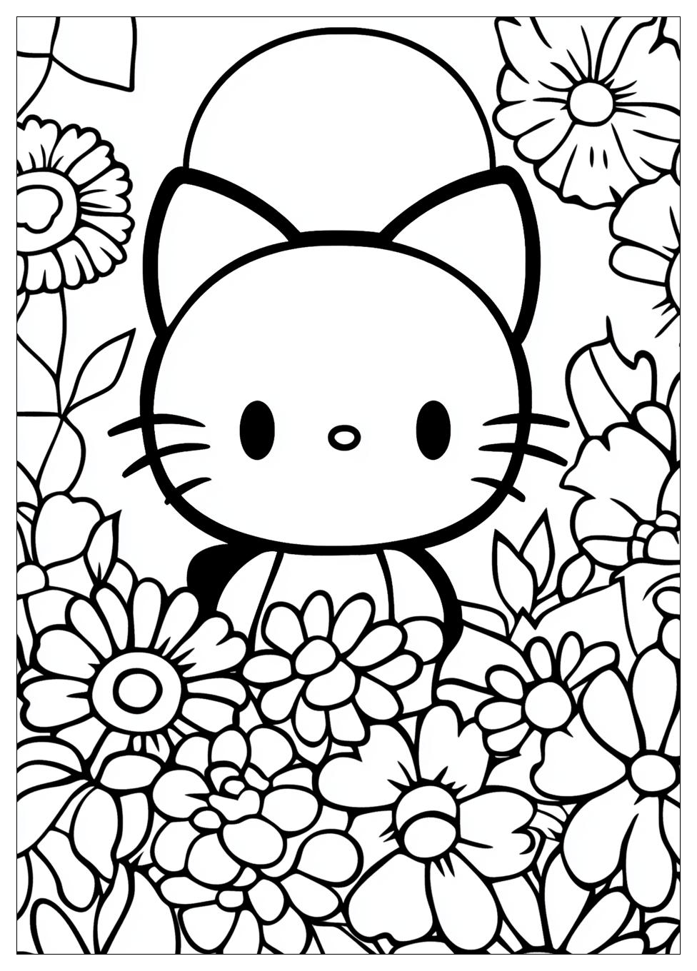 Disegni Hello Kitty Da Colorare  1