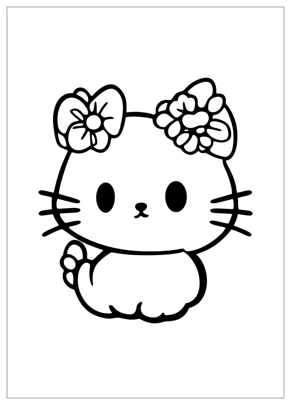 Disegni Hello Kitty Da Colorare  6