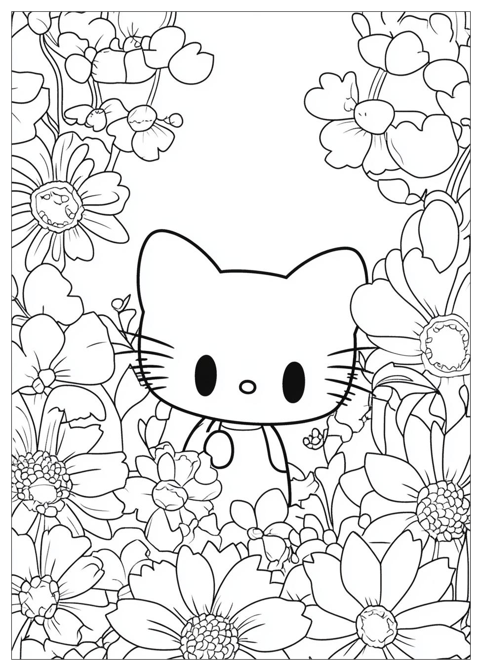 Disegni Hello Kitty Da Colorare  7