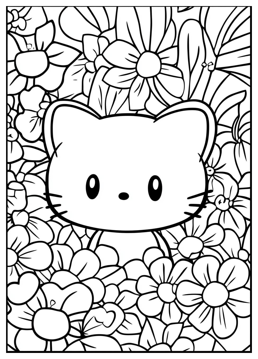 Disegni Hello Kitty Da Colorare  8