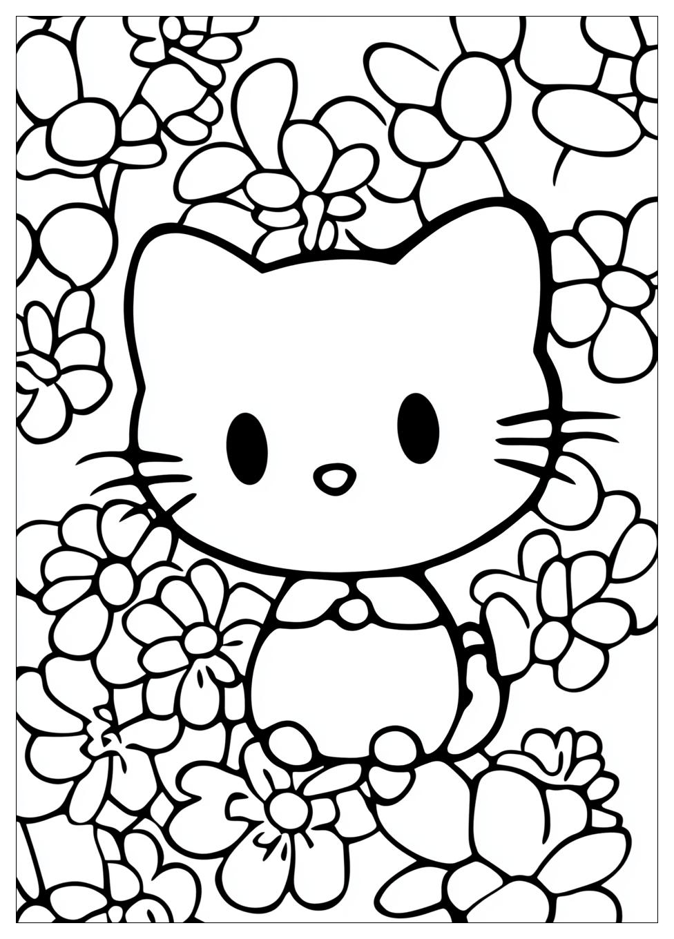 Disegni Hello Kitty Da Colorare  9