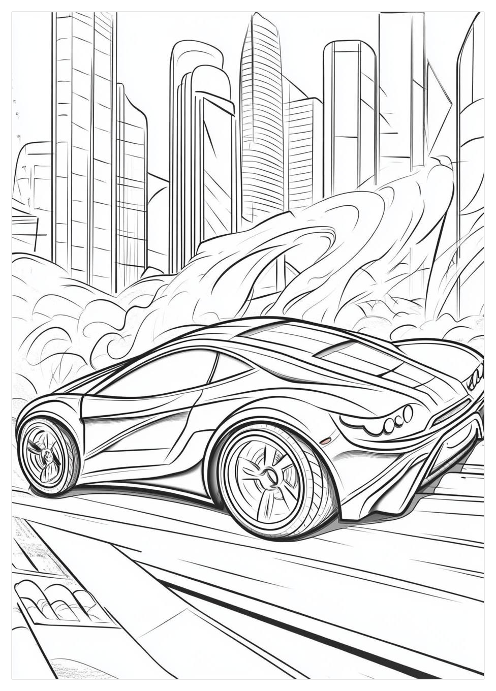 Disegni Hot Wheels Da Colorare 8