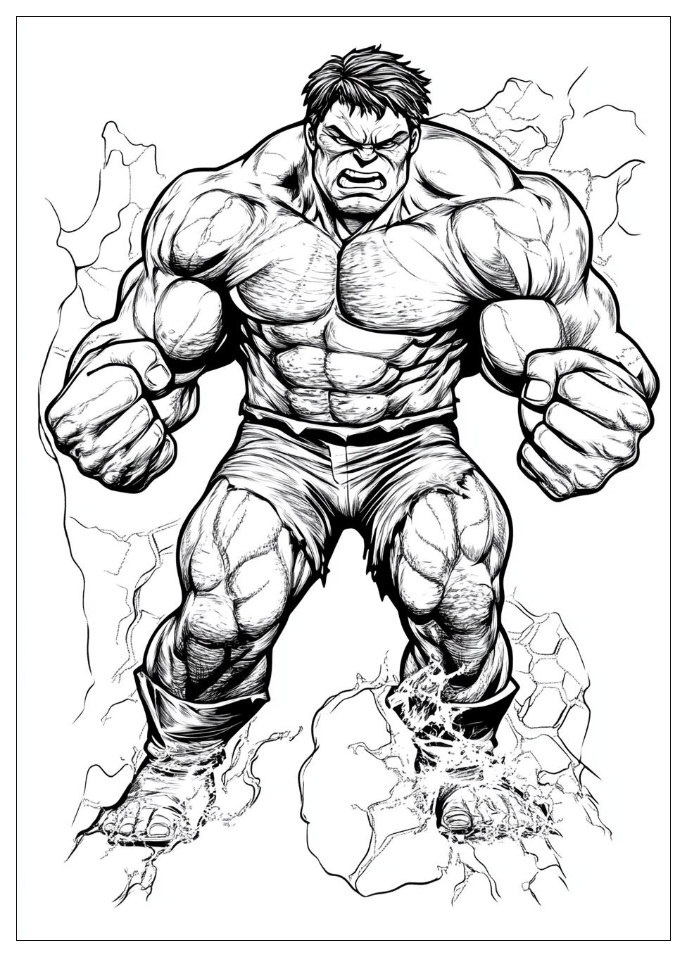 Disegni Hulk Da Colorare 2