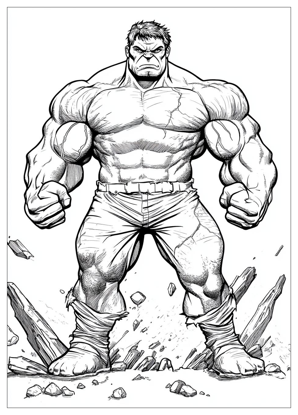 Disegni Hulk Da Colorare 3