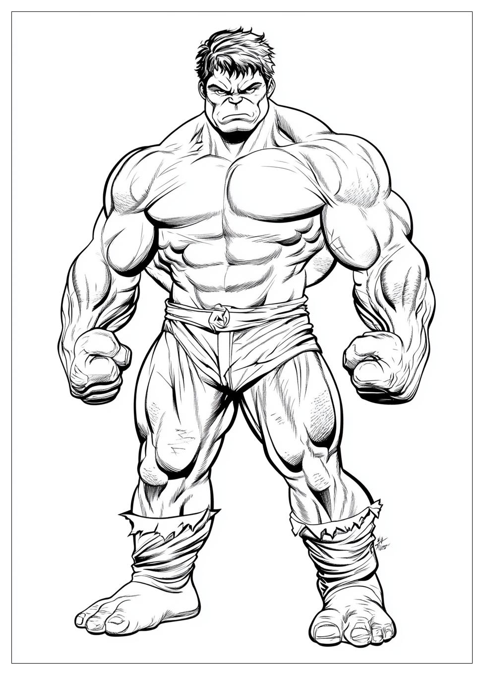 Disegni Hulk Da Colorare 4