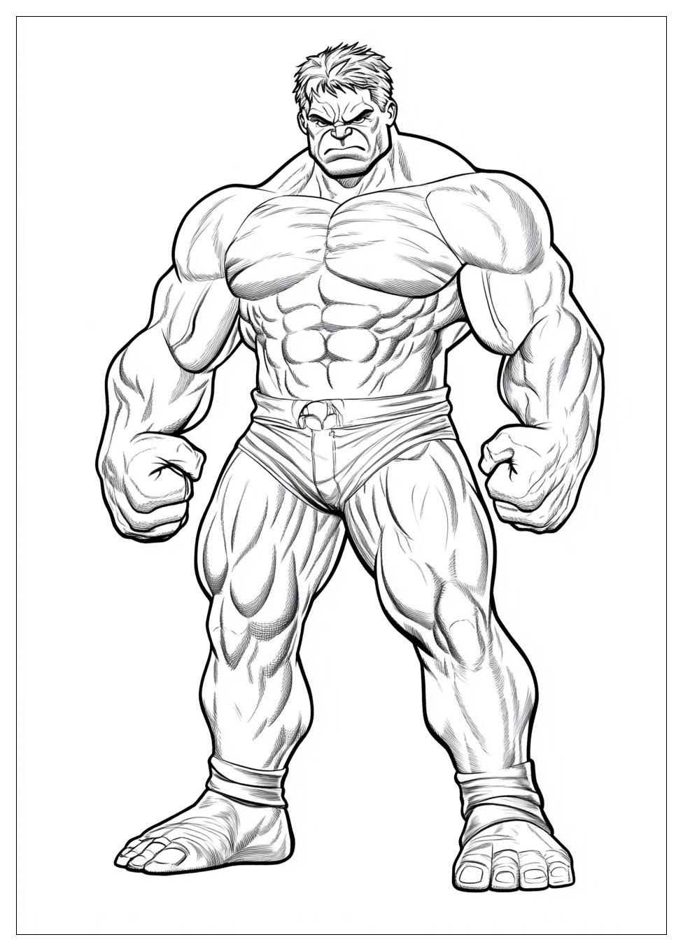 Disegni Hulk Da Colorare 5