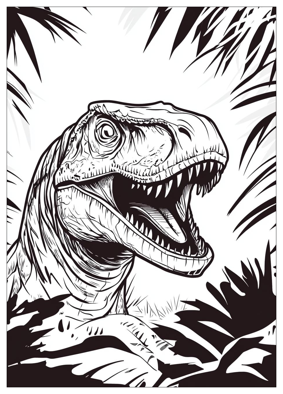 Disegni Indoraptor Da Colorare 10