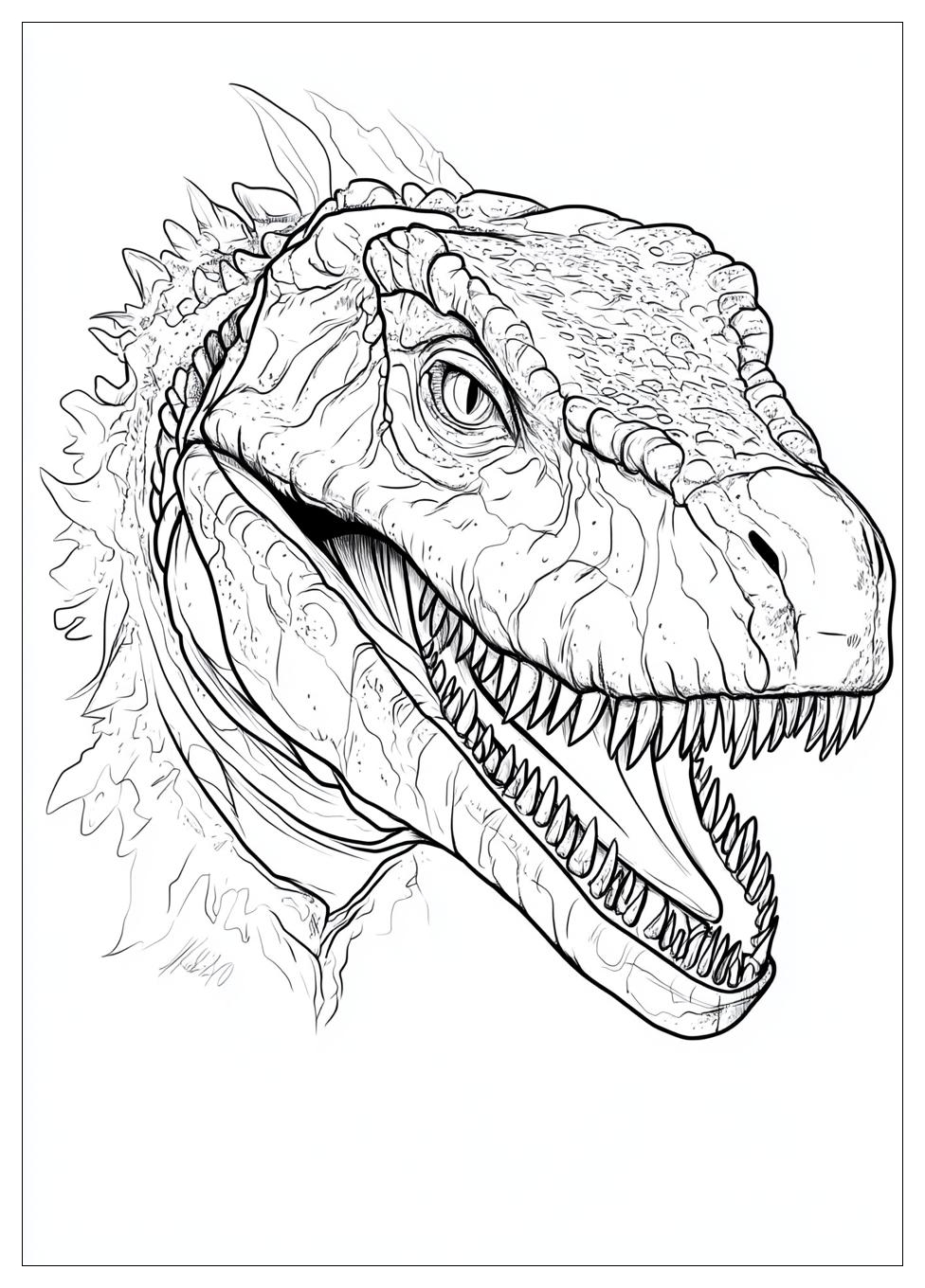 Disegni Indoraptor Da Colorare 12