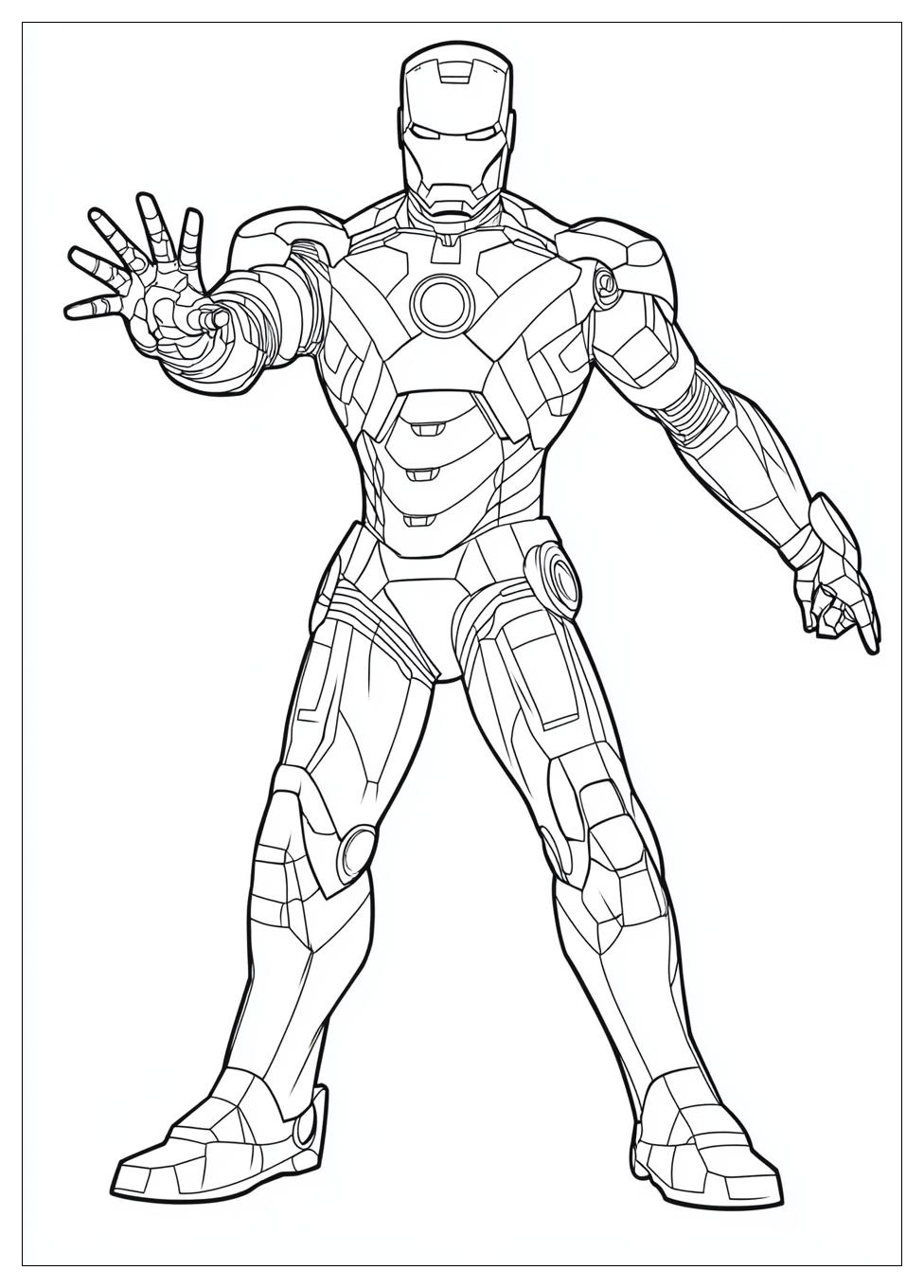 Disegni Iron Man Da Colorare 10