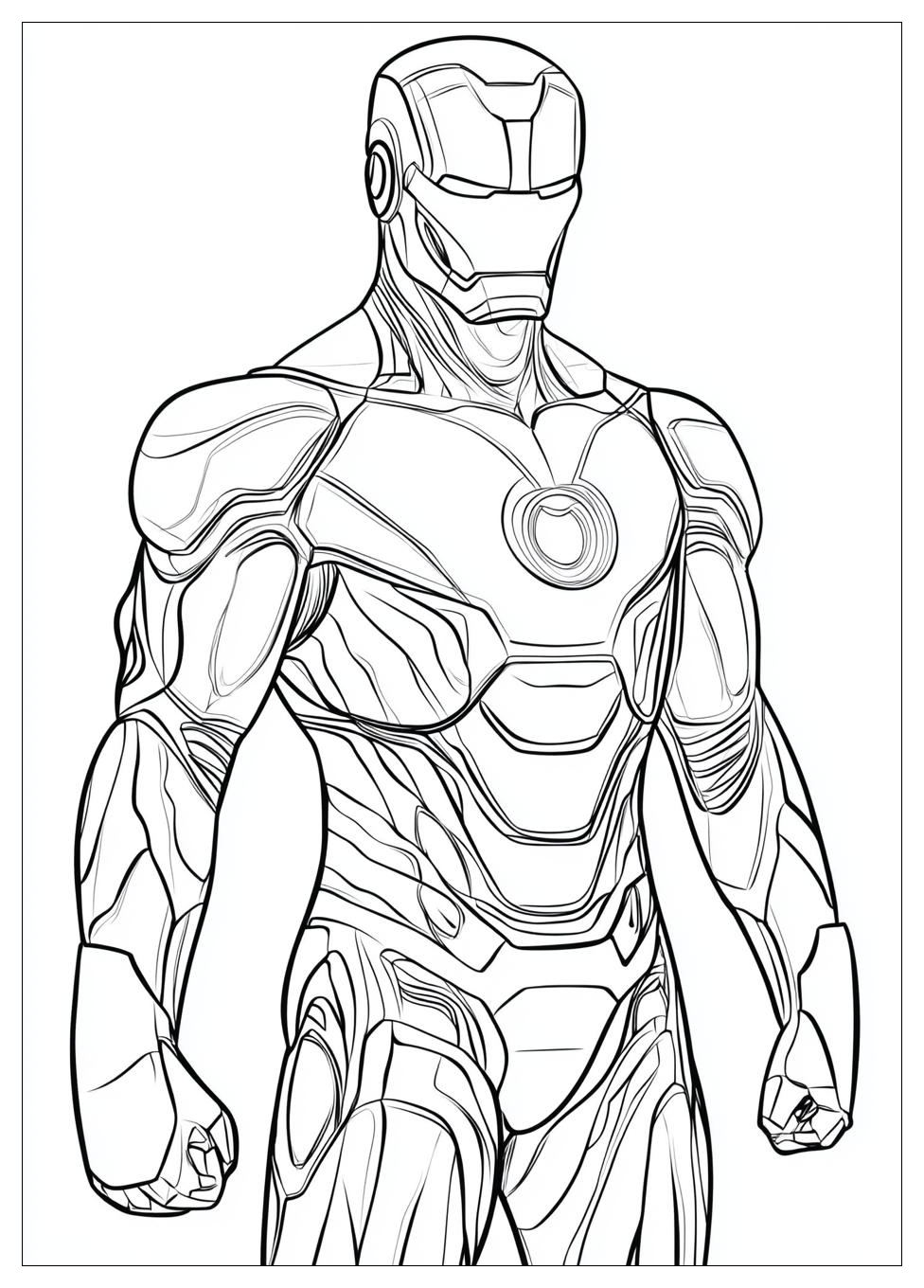 Disegni Iron Man Da Colorare 11