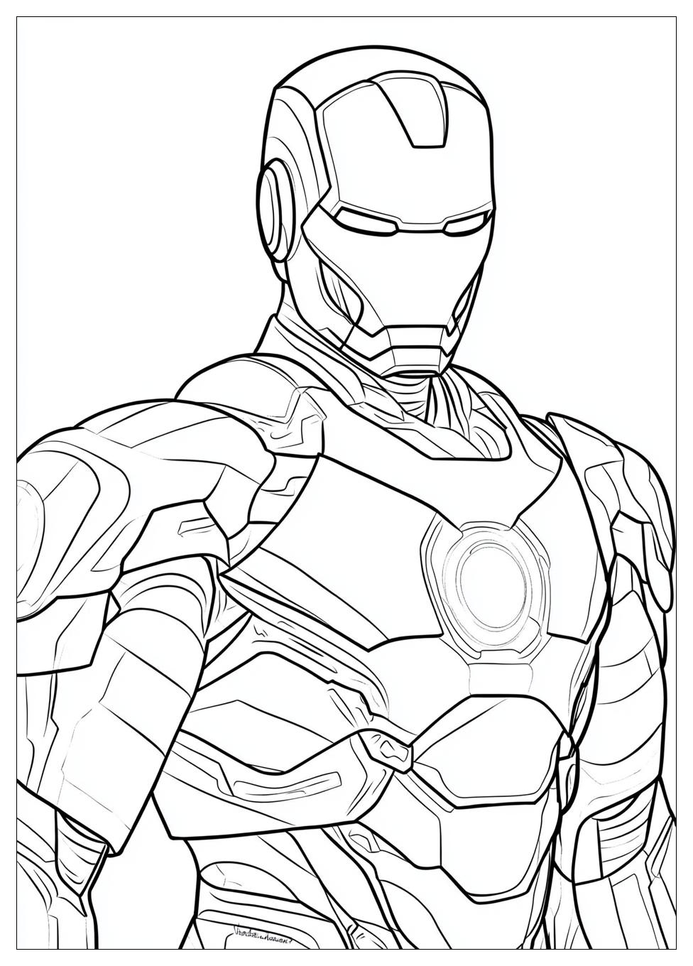 Disegni Iron Man Da Colorare 12