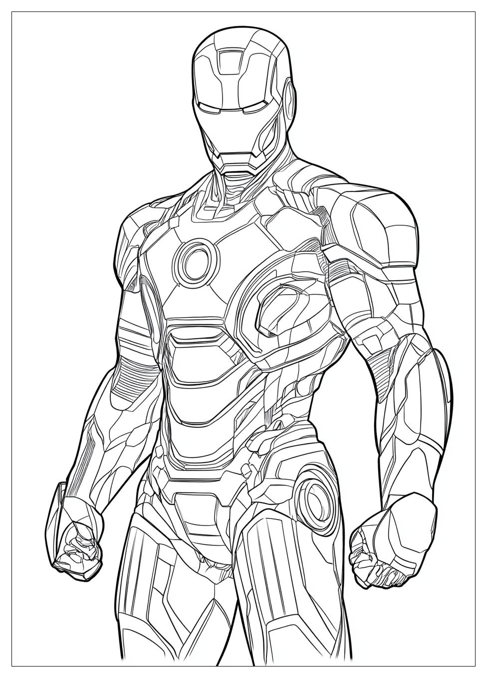 Disegni Iron Man Da Colorare 13