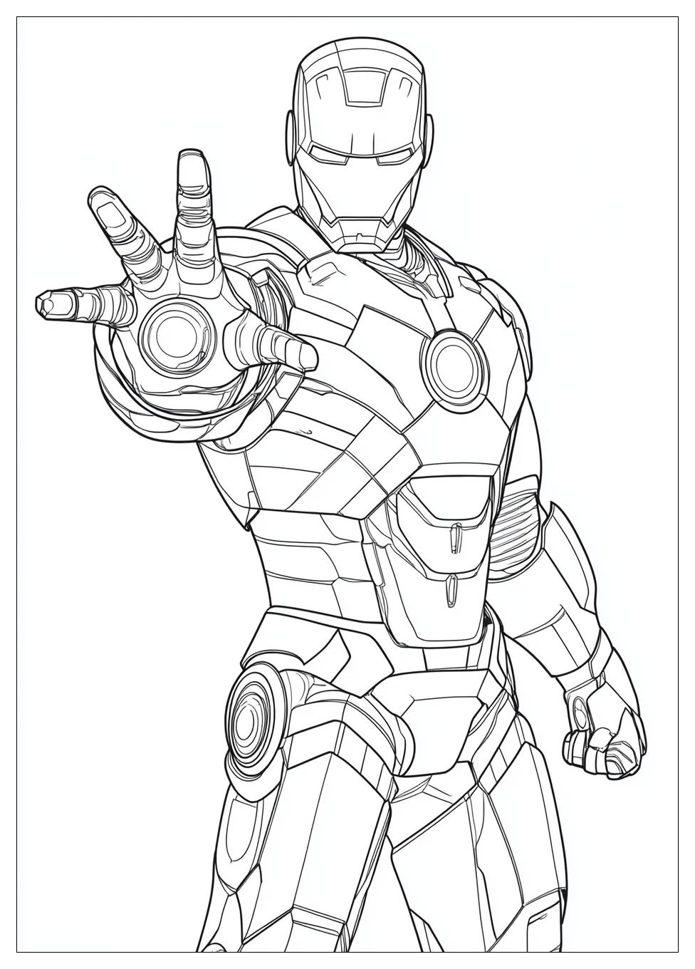 Disegni Iron Man Da Colorare 14