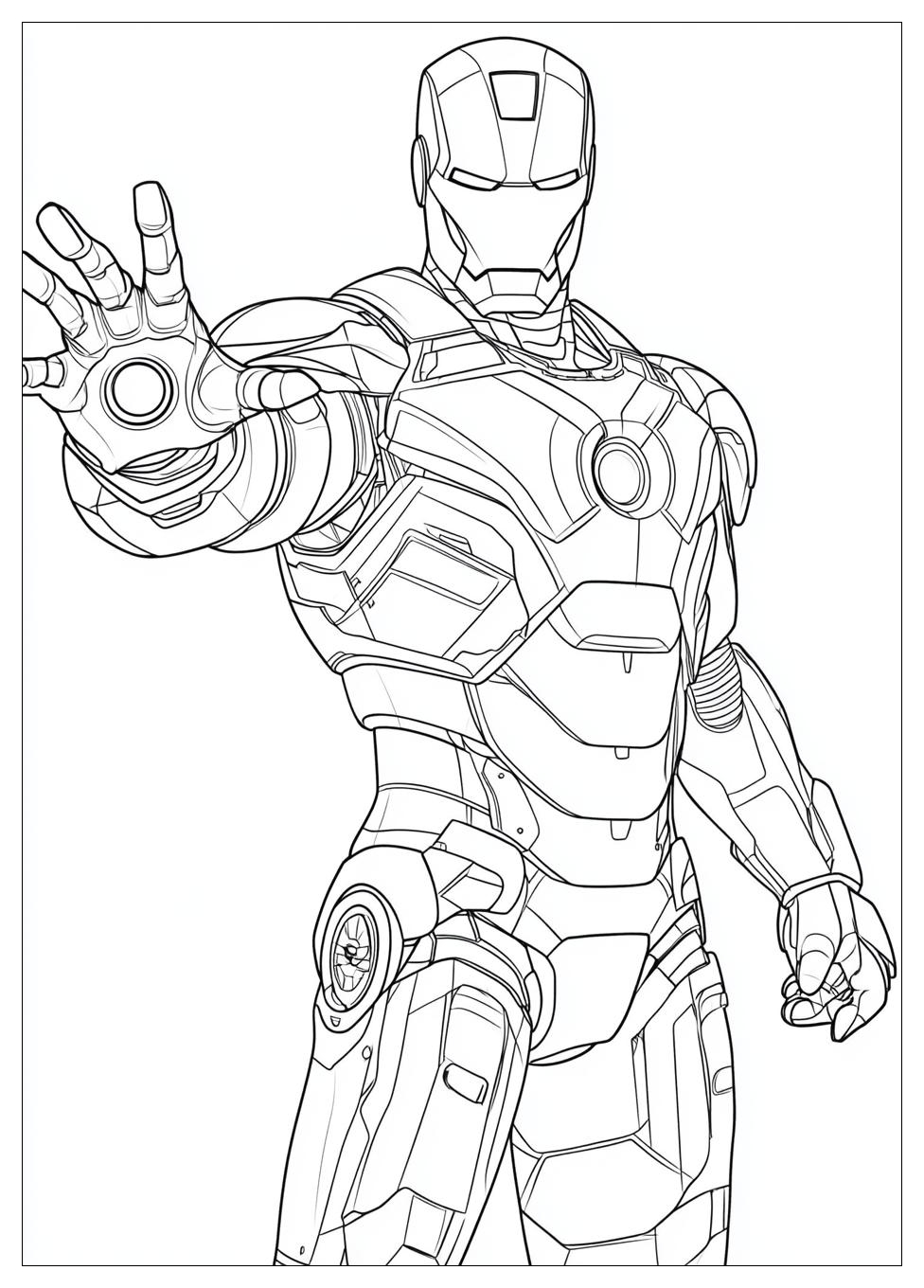 Disegni Iron Man Da Colorare 15