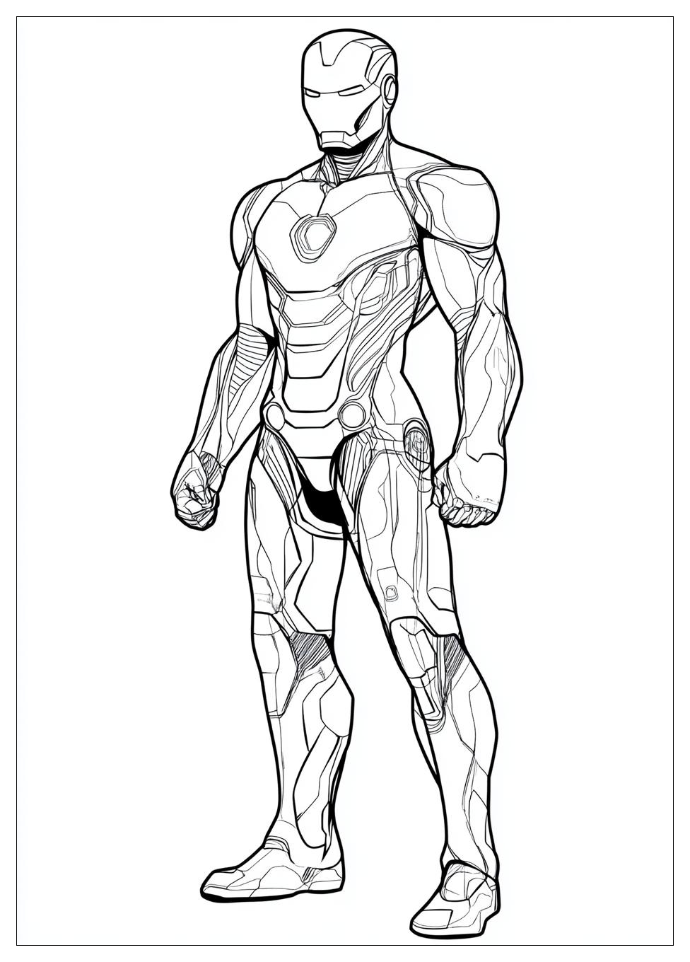 Disegni Iron Man Da Colorare 16