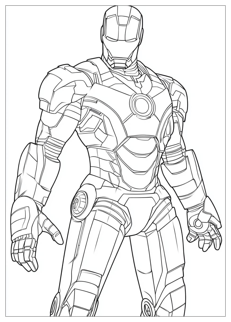 Disegni Iron Man Da Colorare 17