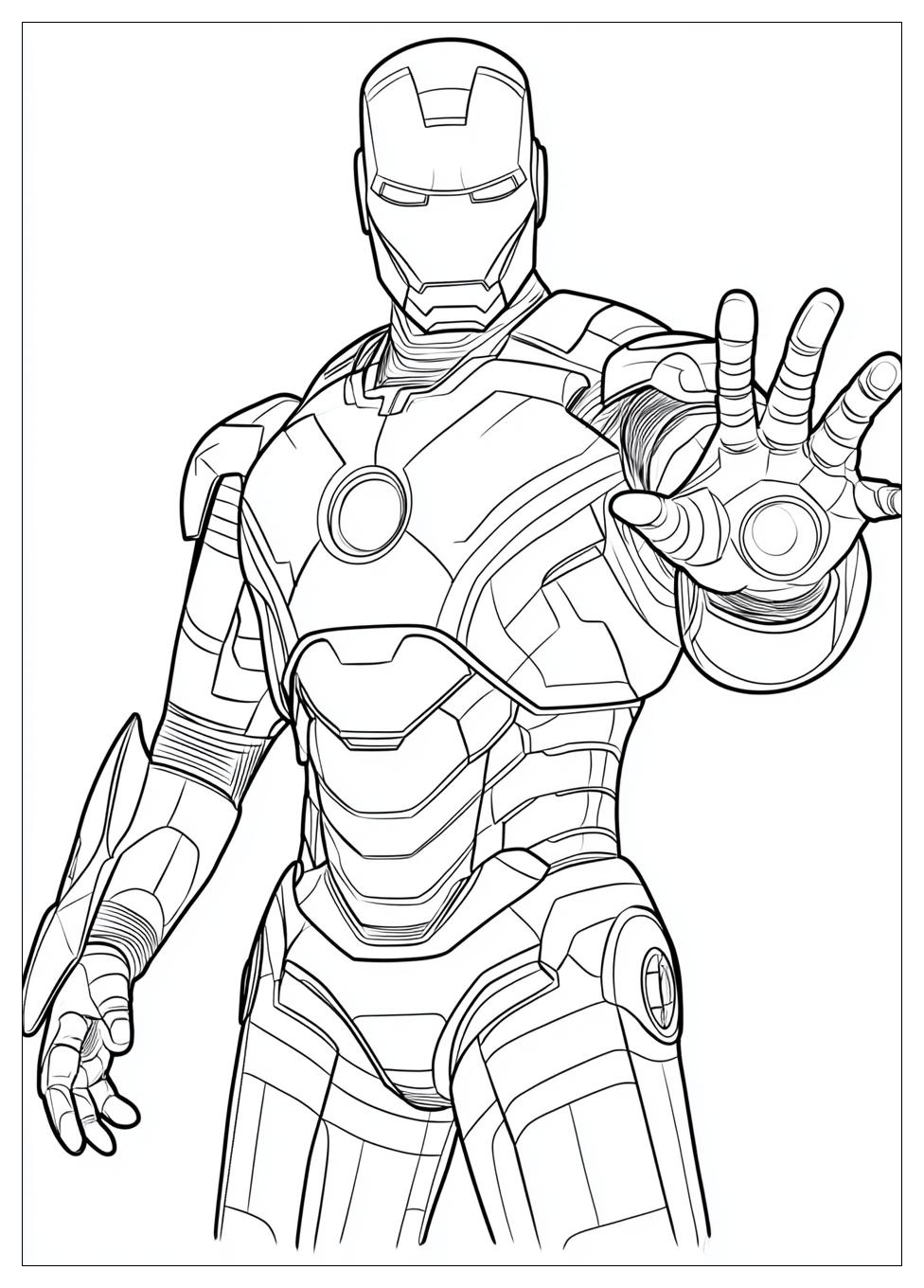 Disegni Iron Man Da Colorare 19