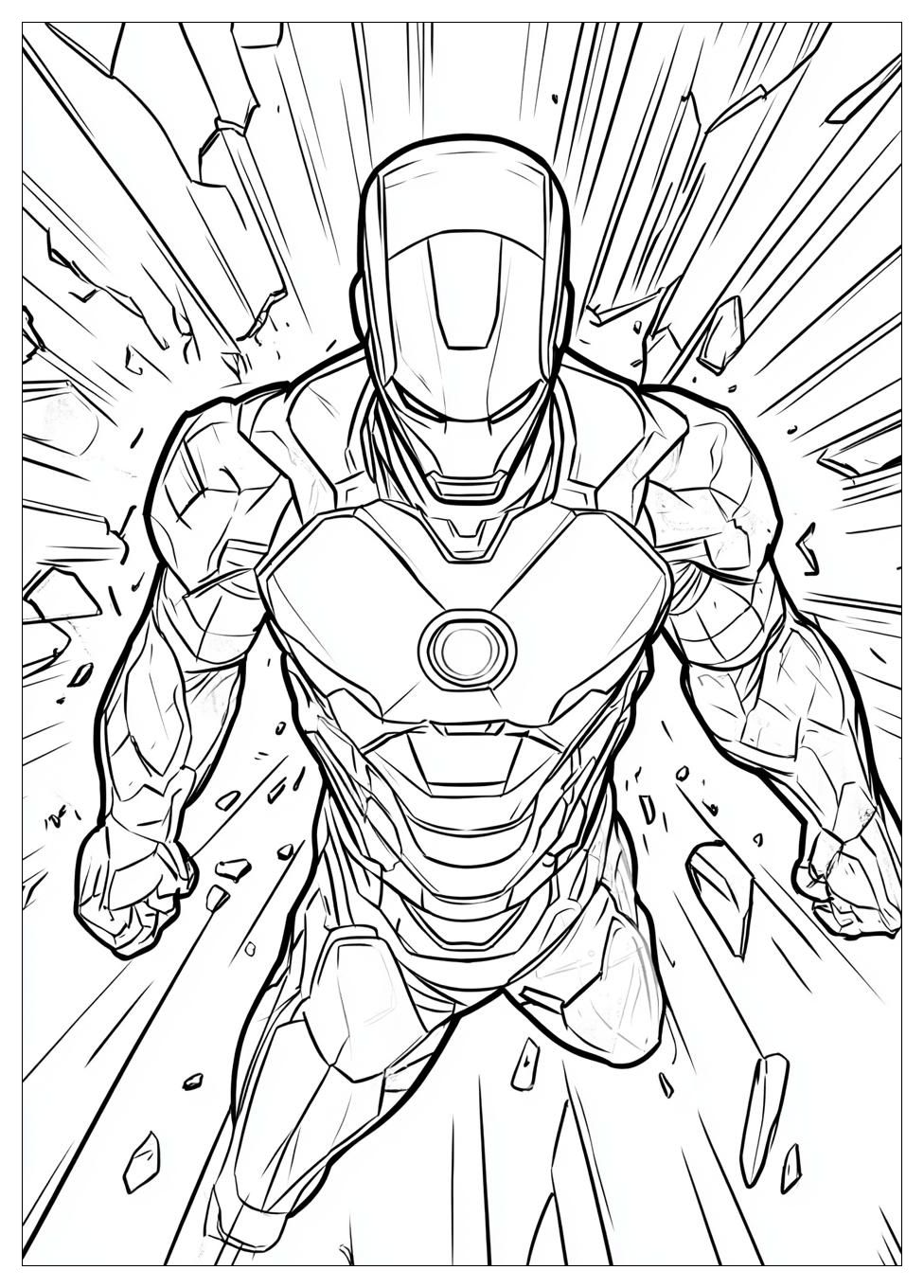 Disegni Iron Man Da Colorare 2