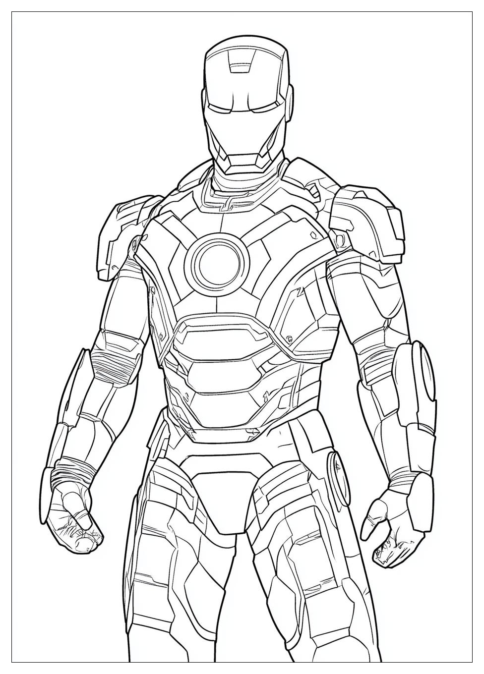 Disegni Iron Man Da Colorare 20