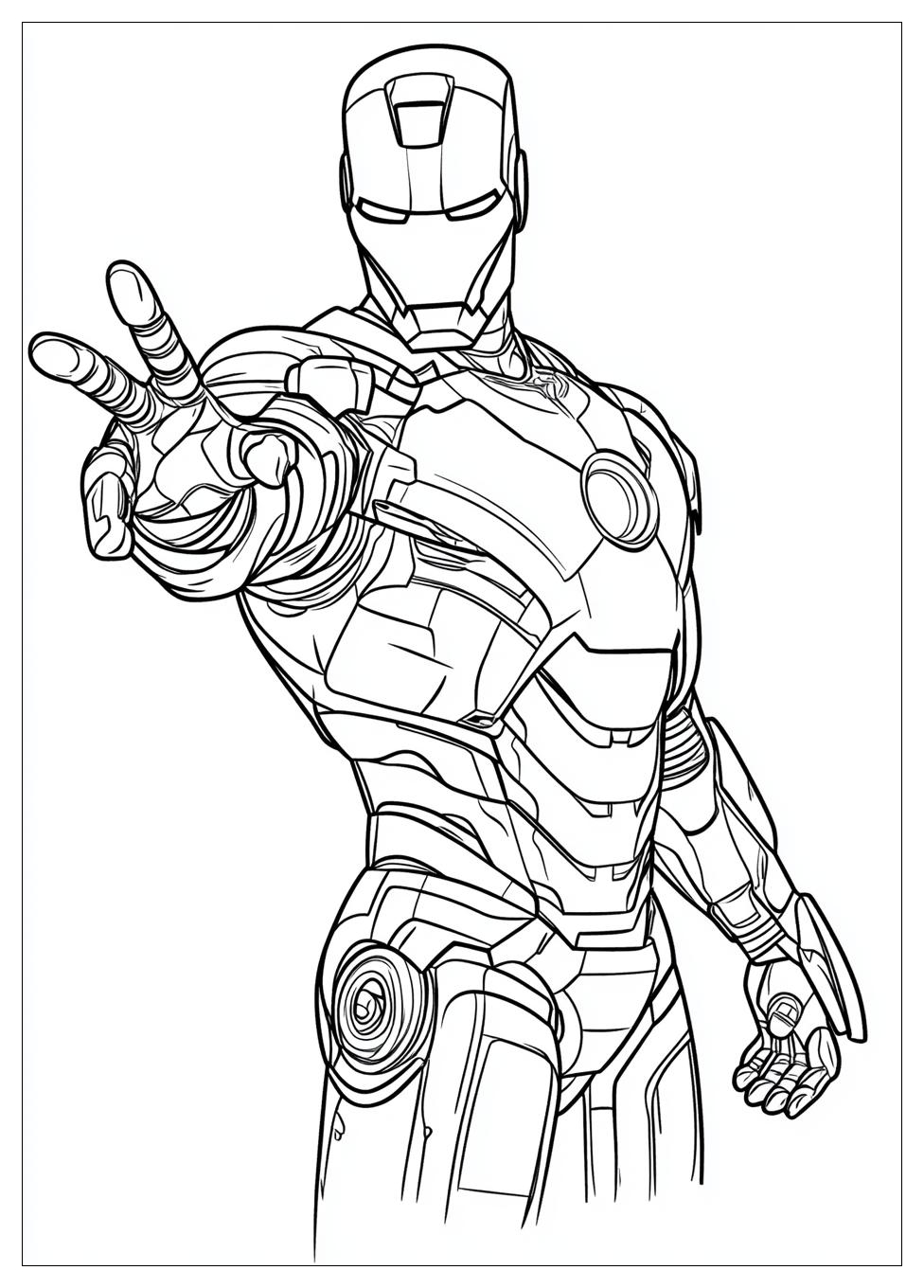 Disegni Iron Man Da Colorare 24