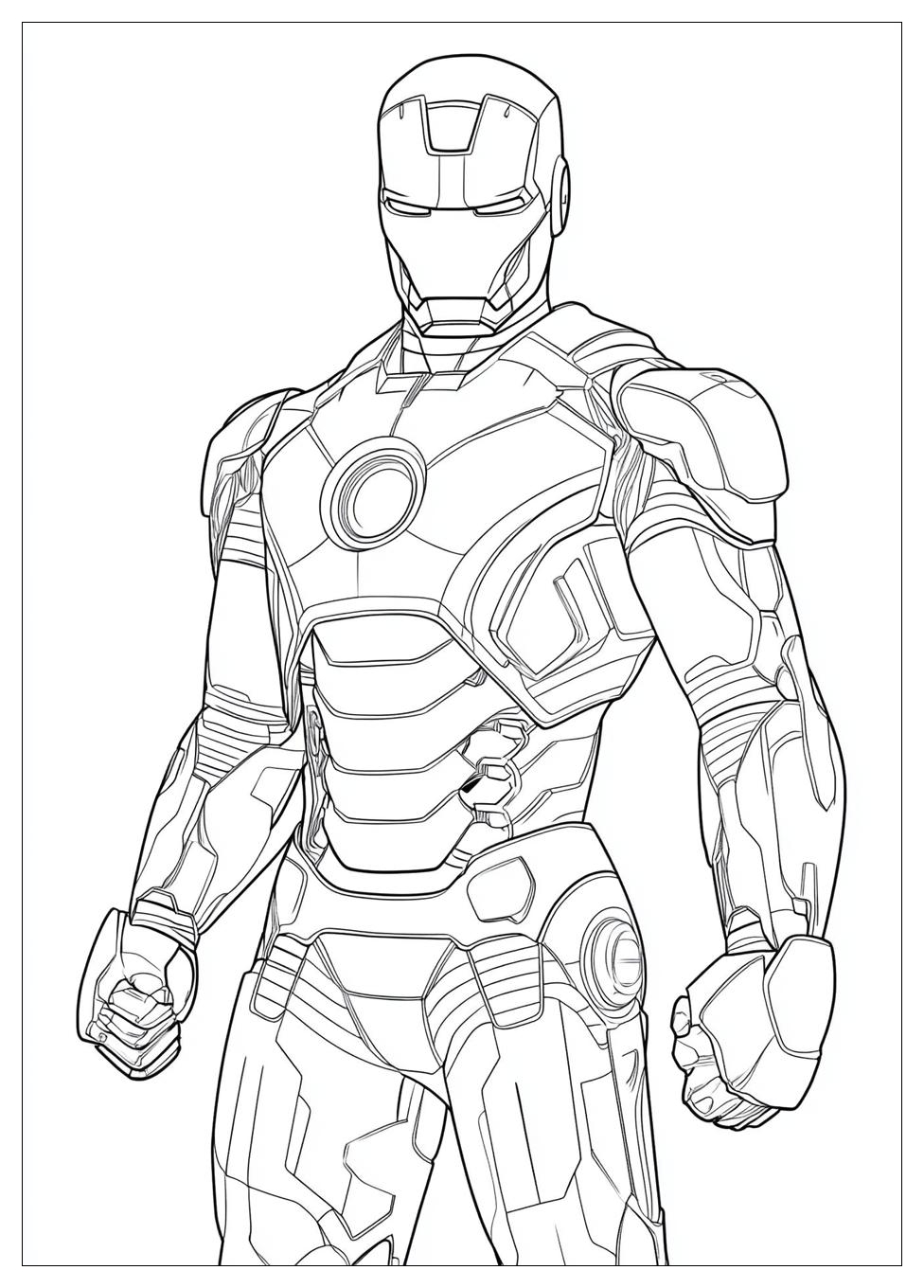 Disegni Iron Man Da Colorare 3