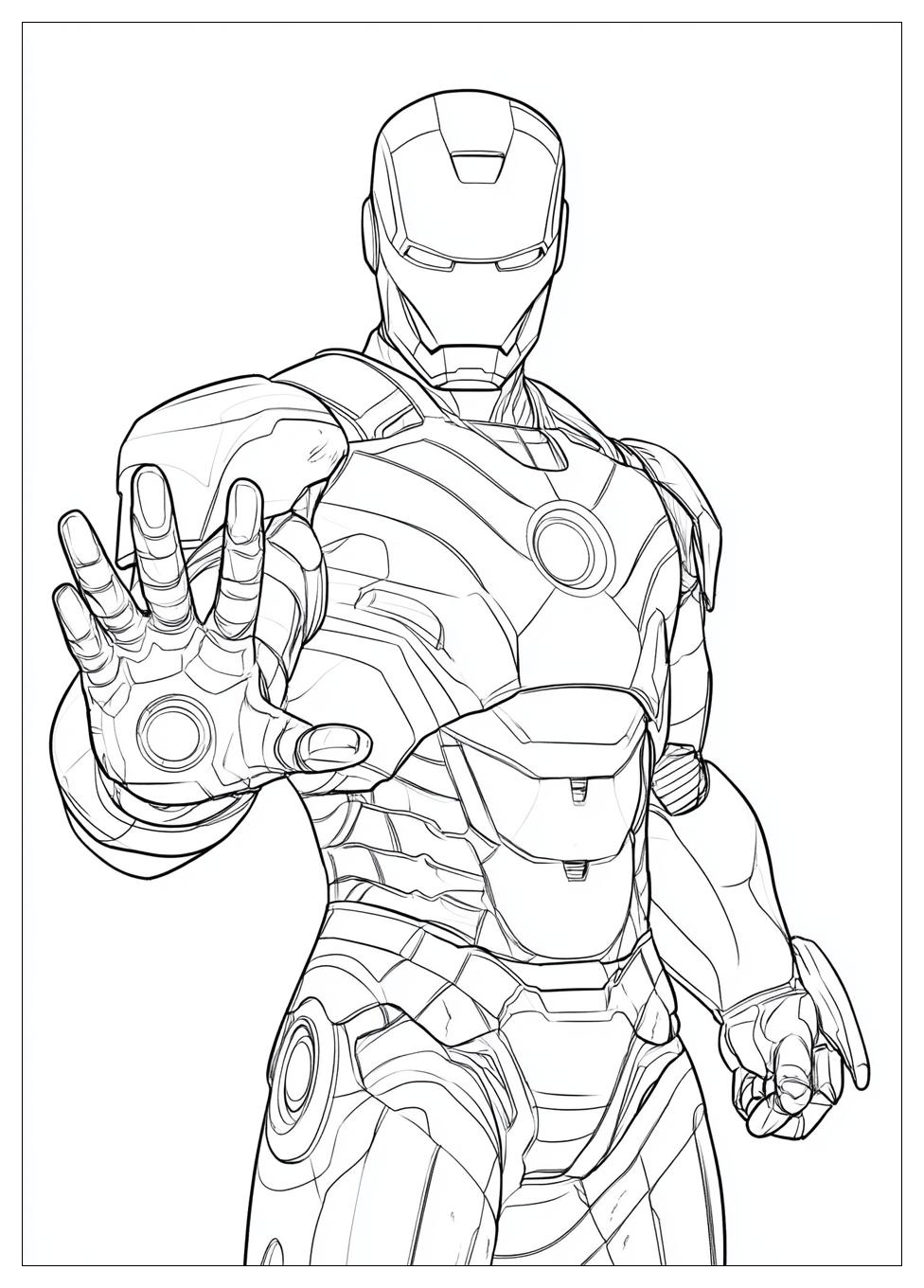 Disegni Iron Man Da Colorare 5