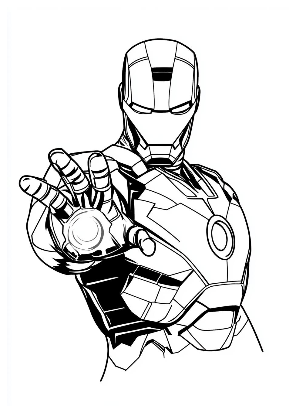 Disegni Iron Man Da Colorare 7