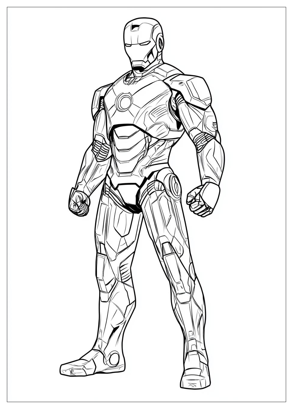 Disegni Iron Man Da Colorare 8