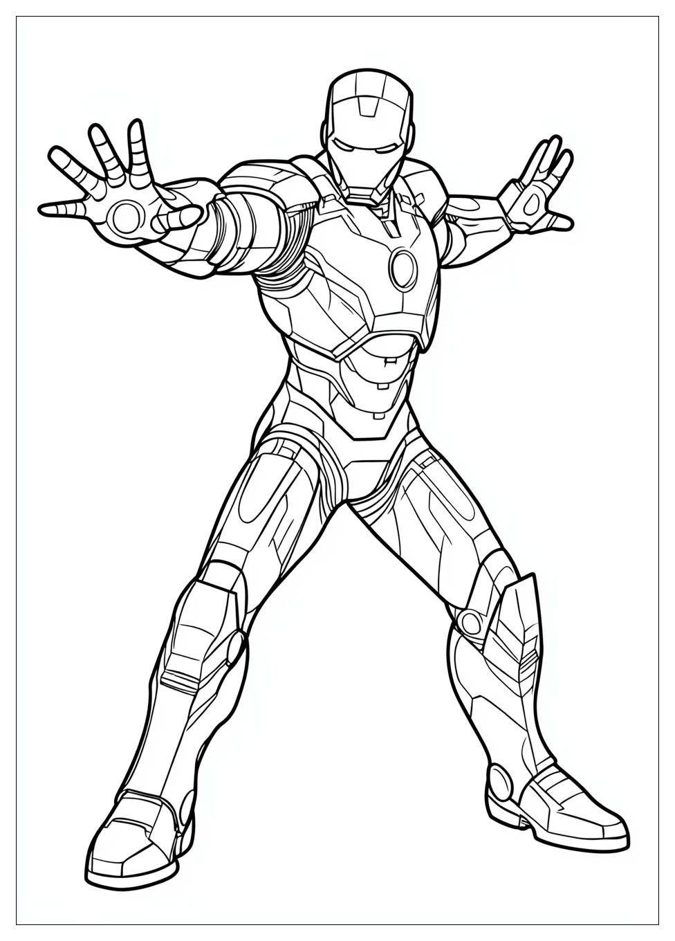 Disegni Iron Man Da Colorare 9