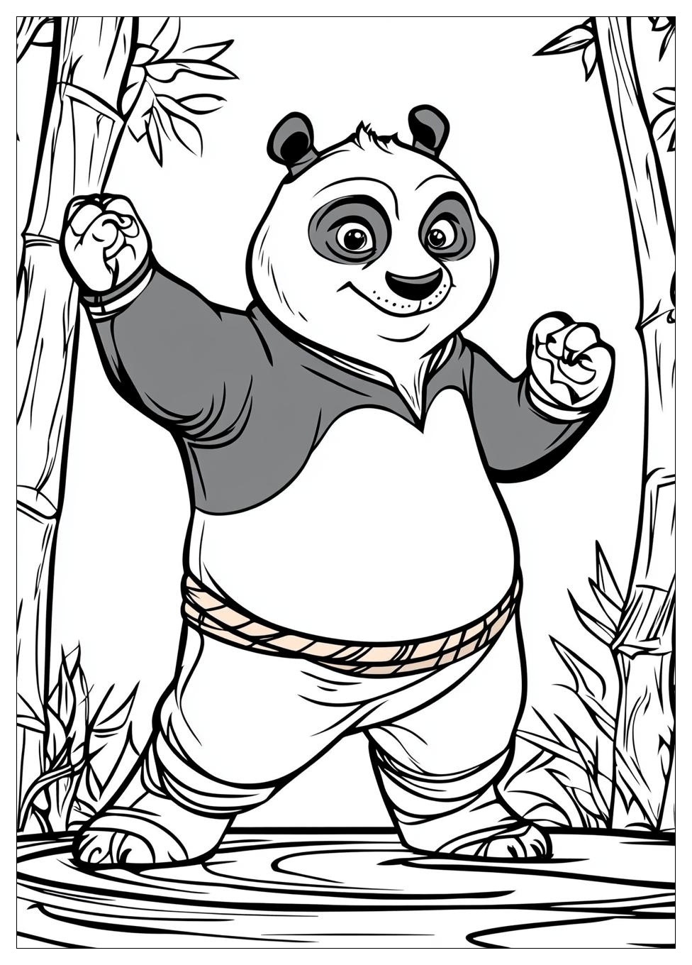 Disegni Kung Fu Panda Da Colorare 10