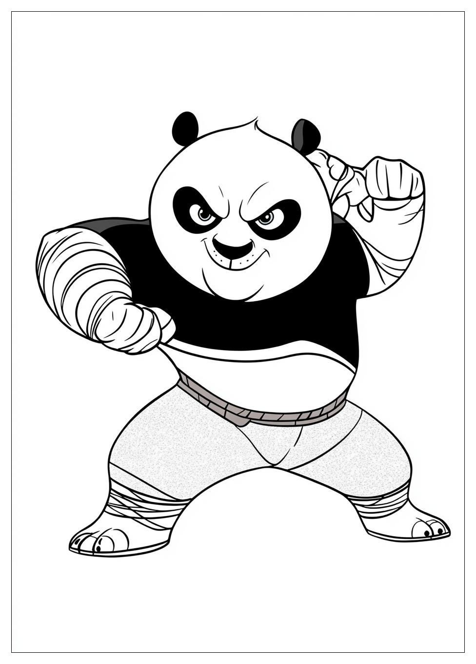 Disegni Kung Fu Panda Da Colorare 11