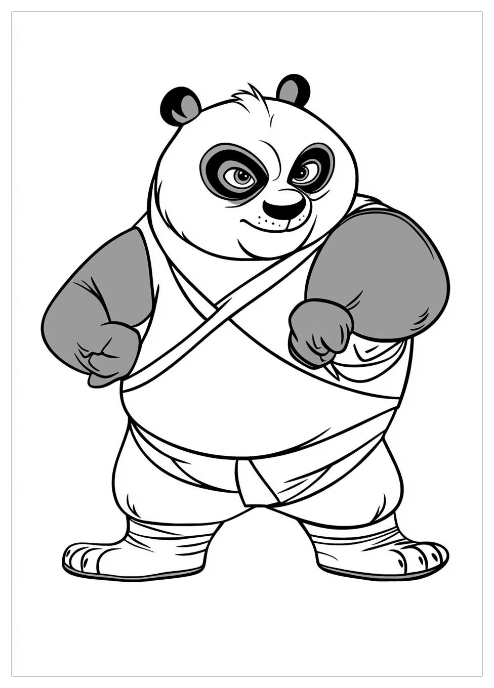 Disegni Kung Fu Panda Da Colorare 12