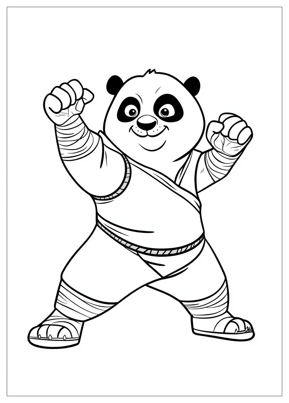 Disegni Kung Fu Panda Da Colorare 13