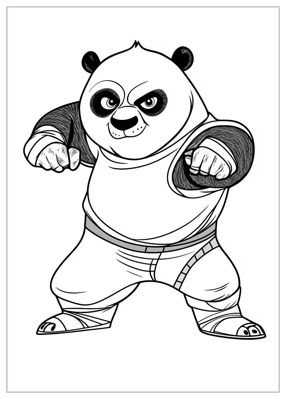 Disegni Kung Fu Panda Da Colorare 14