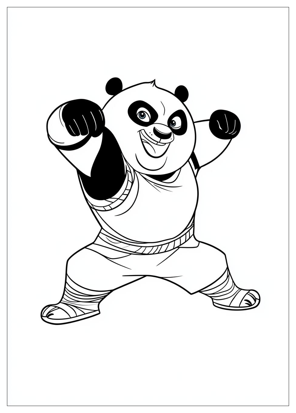 Disegni Kung Fu Panda Da Colorare 15