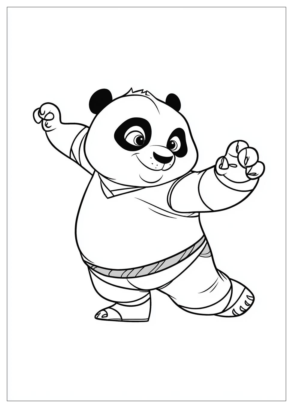 Disegni Kung Fu Panda Da Colorare 17