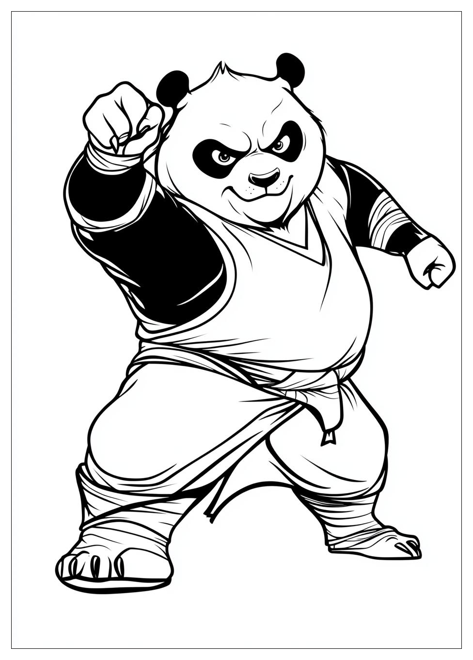 Disegni Kung Fu Panda Da Colorare 18